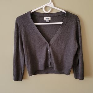 Old navy cropped cardigan